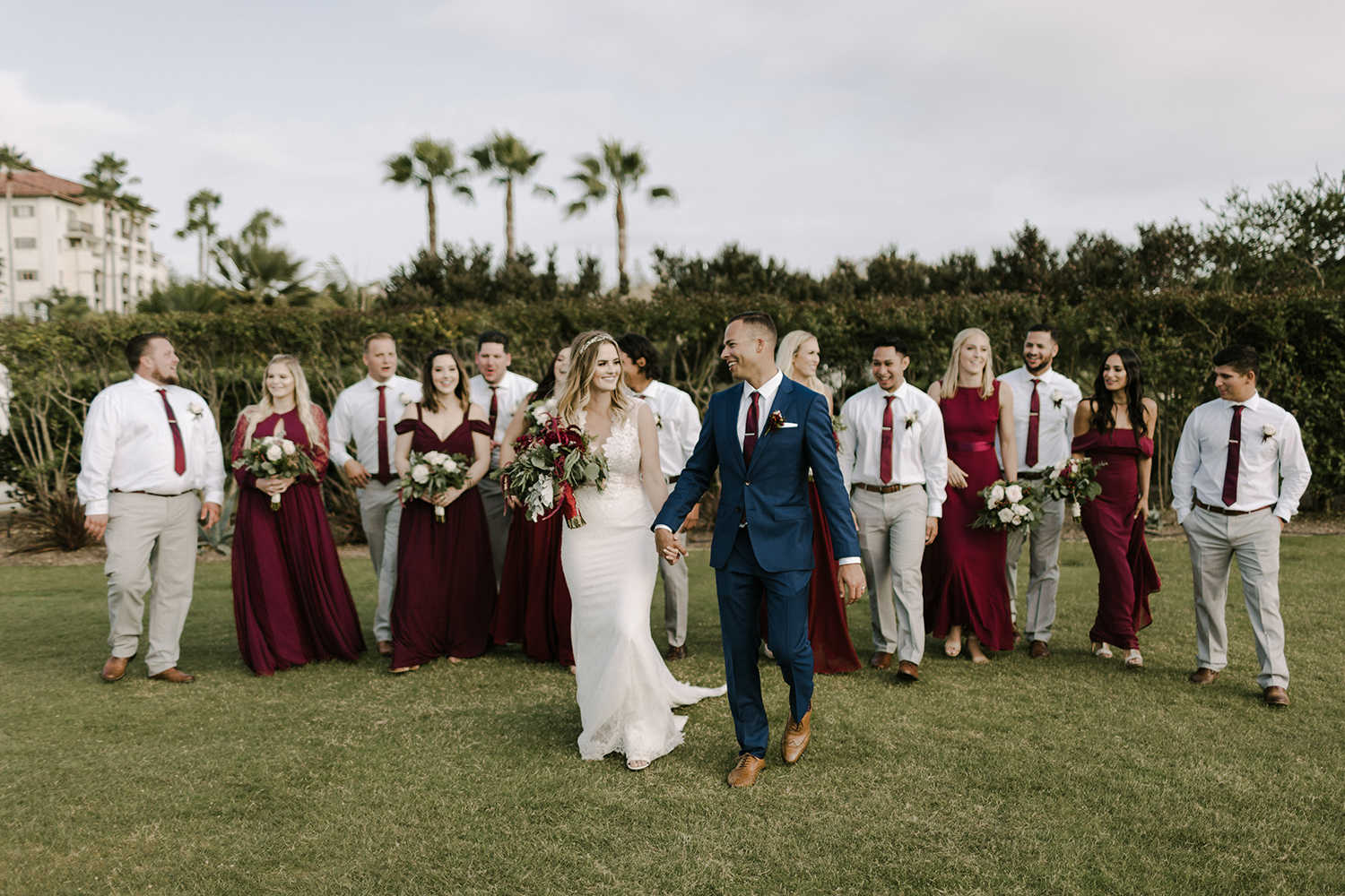 Merlot Colored Wedding / Monarch Beach Resort Wedding / Oceanfront Wedding / Greenery / Lucky Day Events Co. / Morgan Hydinger Photography and Videography