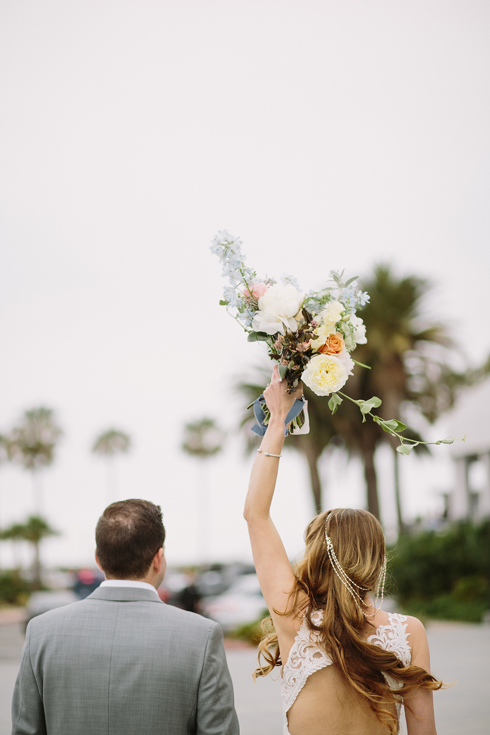 San Diego Beachside Wedding // Romantic Beach Wedding // Vintage // Lucky Day Events Co. // SD Wedding // Loews // Aaron Young Photography