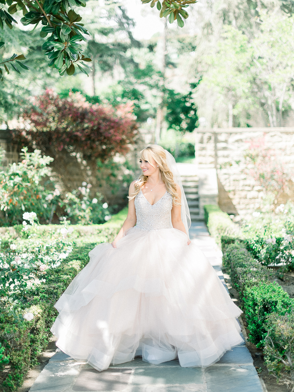 Romantic and Classic Greystone Mansion Wedding by Lucky Day Events Co. x Jordan Galindo Photography // Hayley Paige Wedding Dress
