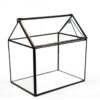 Black and Glass House Shaped Card Box