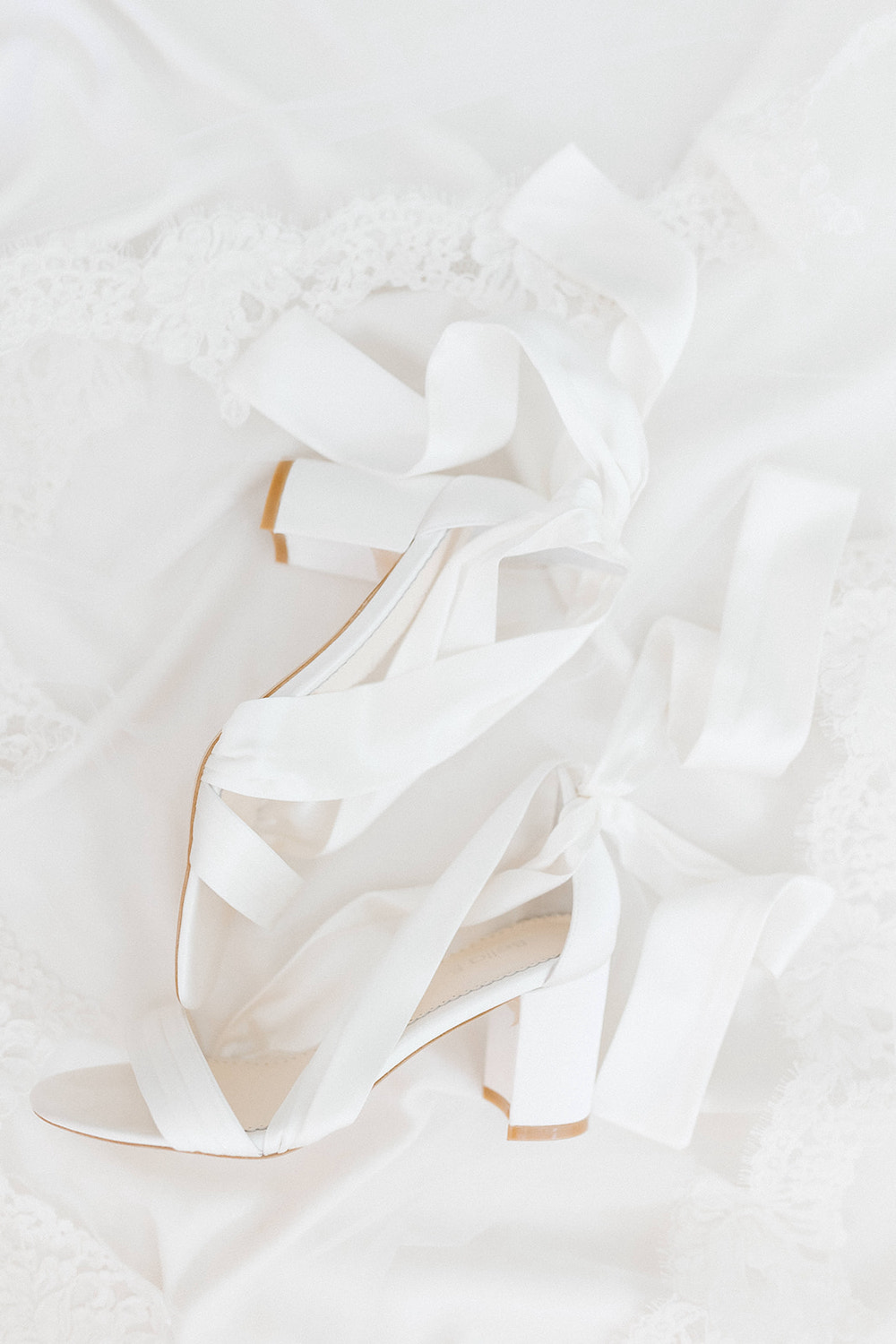 White Wedding Heels