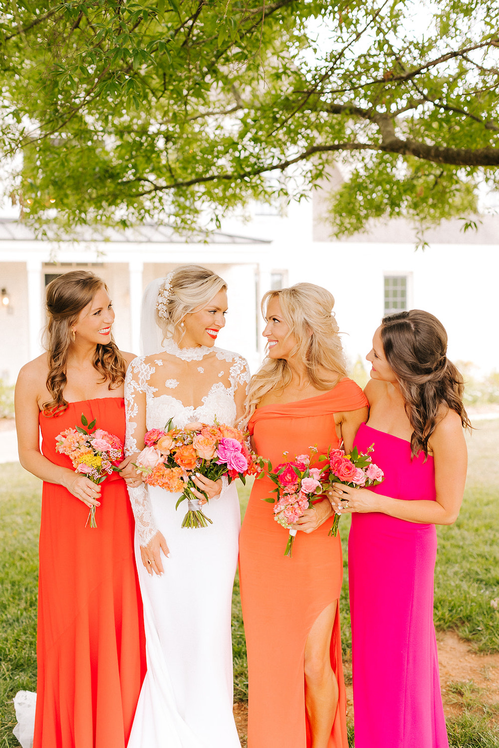 Bright Bridesmaid Dresses